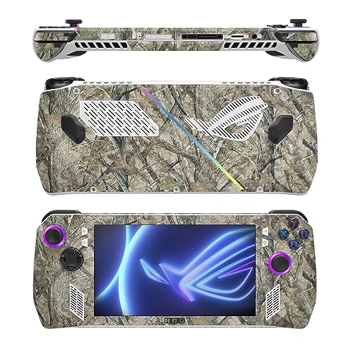 Image of MightySkins Carbon Fiber Skin Compatible with Asus ROG Ally - HTC Fall | Protective, Durable Textured Carbon Fiber Finish | Easy to Apply, Remove, and Change Styles