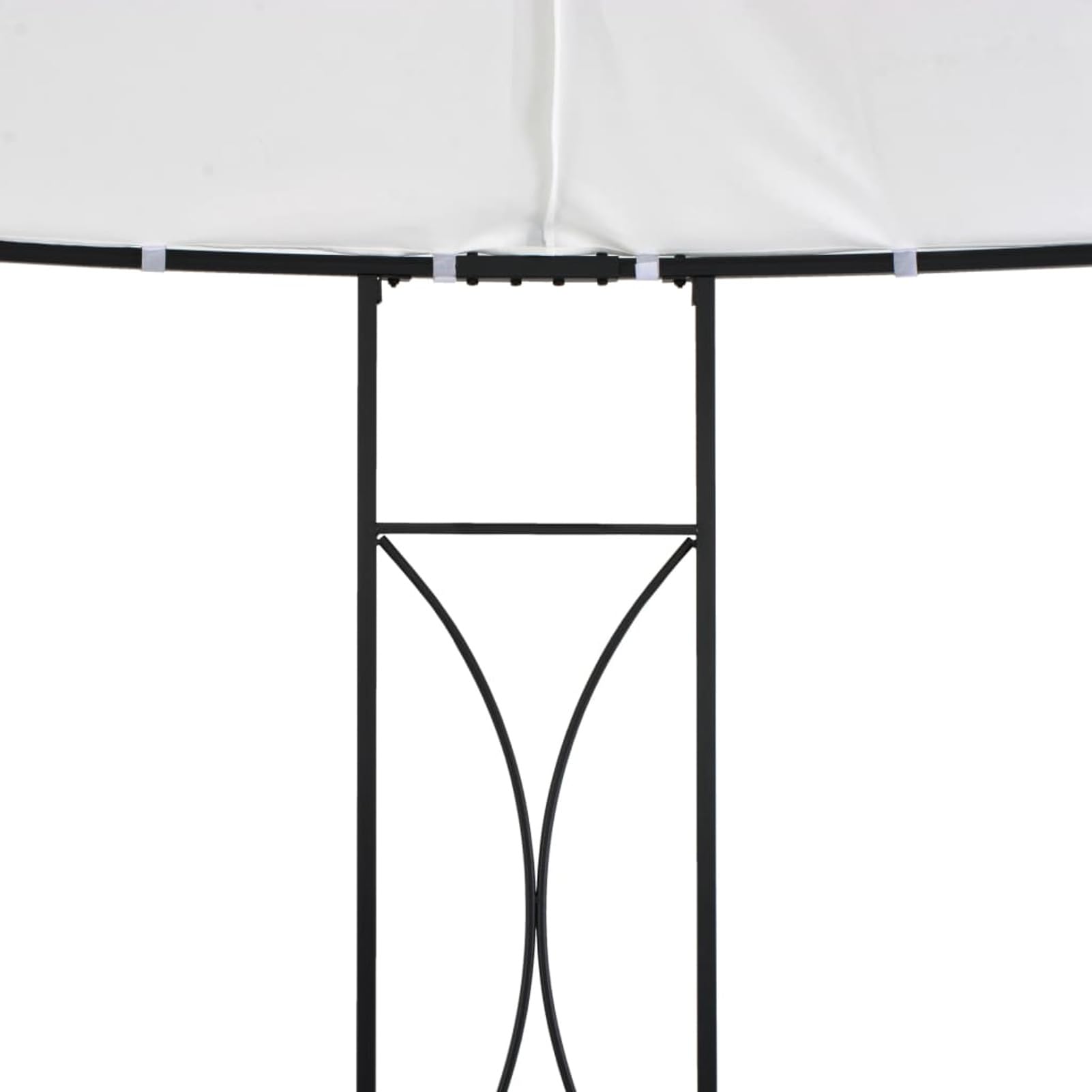 JUDYY Pavillon, Gartenpavillon, Pop-Up Partyzelt, Festzelt, Pavillon, Garden Decoration, Canopy Tent, Lagerzelt, 300 x 290 cm Weiß Rund