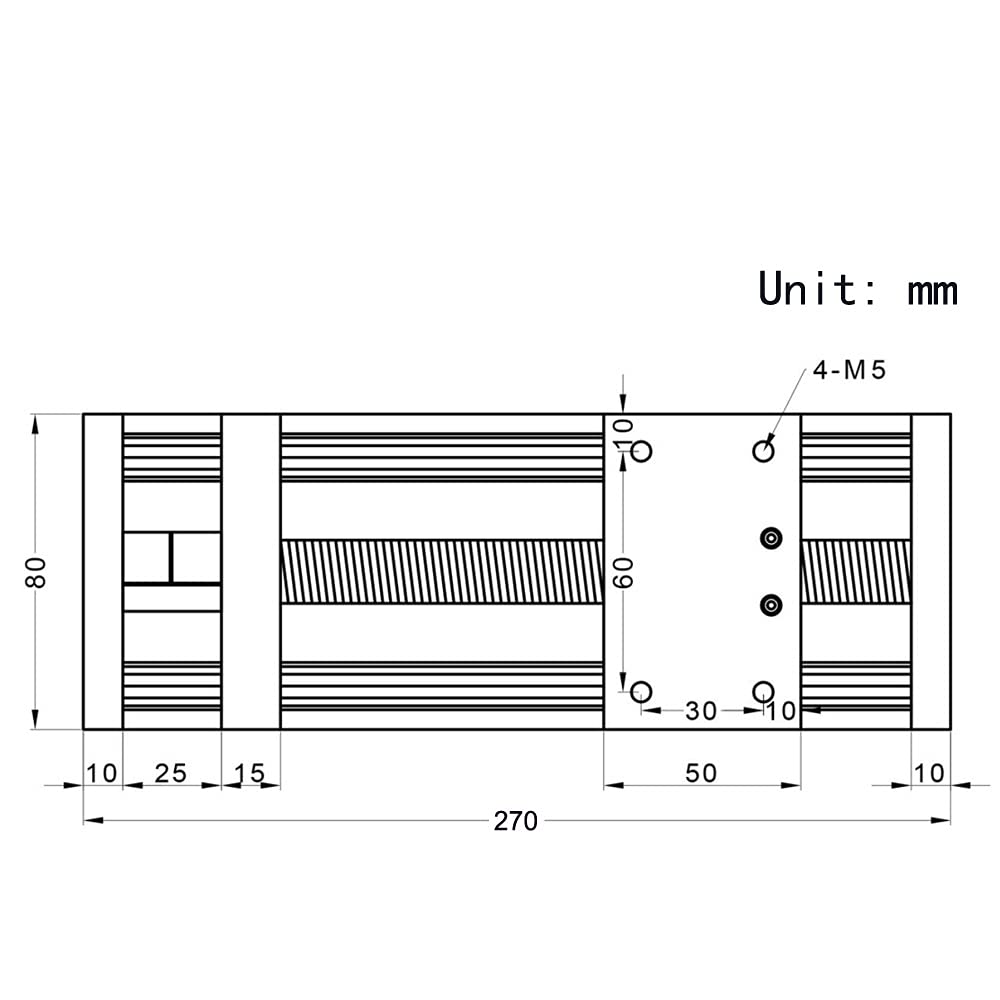 1 x efektywna podróż śruba kulowa o długości 150 mm SFU1605 z silnikiem krokowym NEMA23 do DIY części routera CNC X Y Z, liniowy siłownik stopniowy i drukarka 3D (rozmiar: 150 mm)