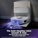 Shark PowerDetect UV Reveal 2-in-1 Vac & Mop | UV Stain Detect, Powerful Suction, HyperSonic Mopping | NeuroNav AI, ThermaCharged Hygiene Suite | 60-Day Capacity, 30-Day Tank | White | AV3000XE