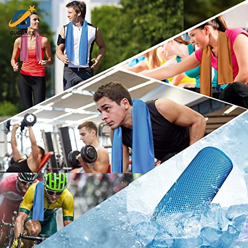 47x12-Cooling-Towel-4Pack-Ice-Towel-Cooling-Neck-Wrap-ScarfMicrofiber-Ice-Cold-Towel-for-Yoga-Travel-Golf-Gym-Fitness-Running-Workout-More-Activities-4PackLight-graylight-bluepurpleroyal-blue