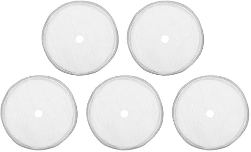 5 paquetes de 80 filtros de repuesto de prensa francesa, filtro de malla de acero inoxidable de repuesto para cafetera de prensa francesa de 13.2 fl