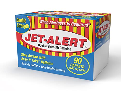 Jet-Alert 200 Mg Each Caffeine Tabs 90 Count