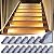 VOLISUN Solar Step Lights Outdoor Waterproof, LED Outdoor Stair Lights, Solar Step Light for Outside, Solar Deck Lights Outdoor Decor for Stair,Front Porch and Patio(Brown,16 Pack)