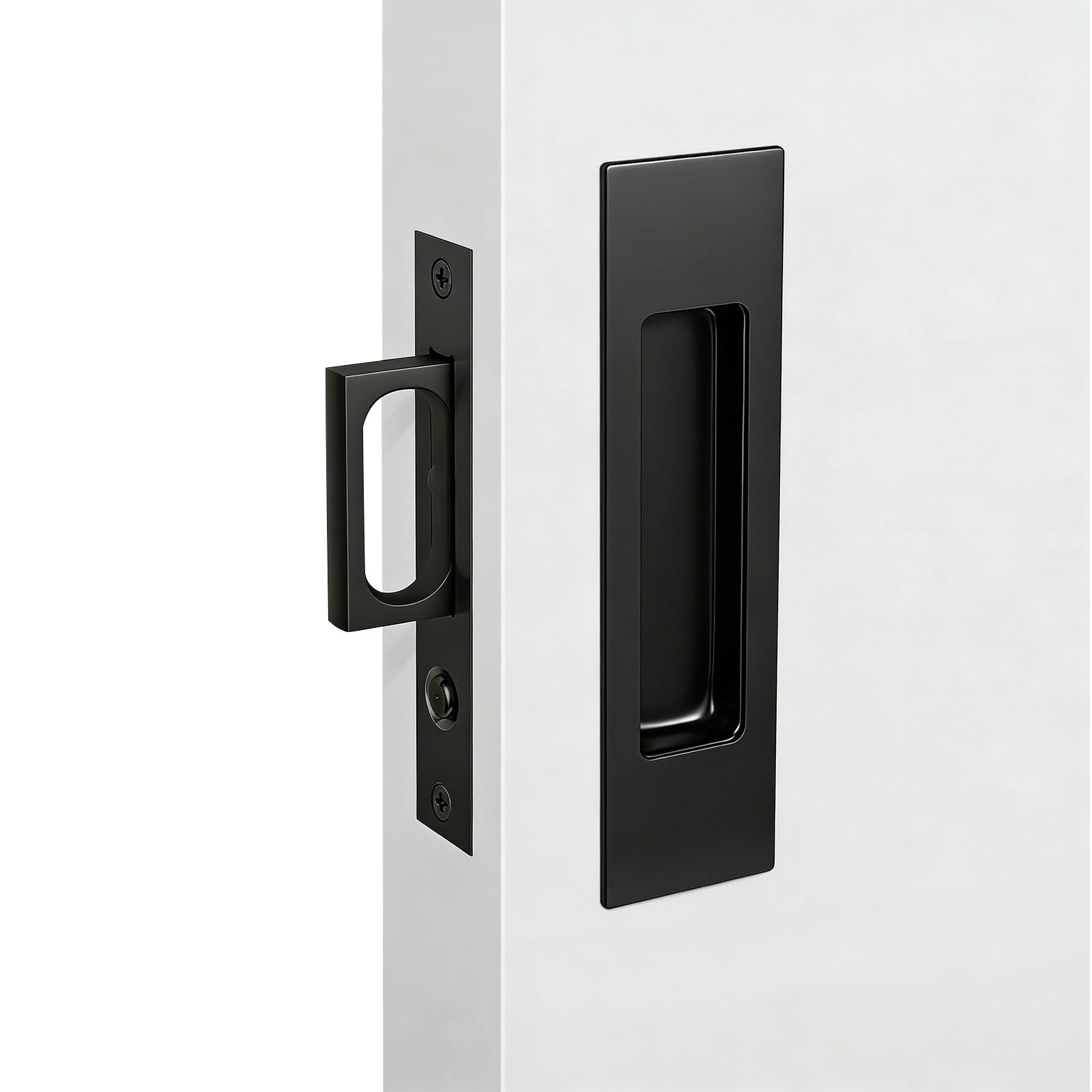 Nucelit Black Stainless Steel Recessed Pull Handle Simple Installation For Stylish And Trendy Interiors Recessed Door Handle