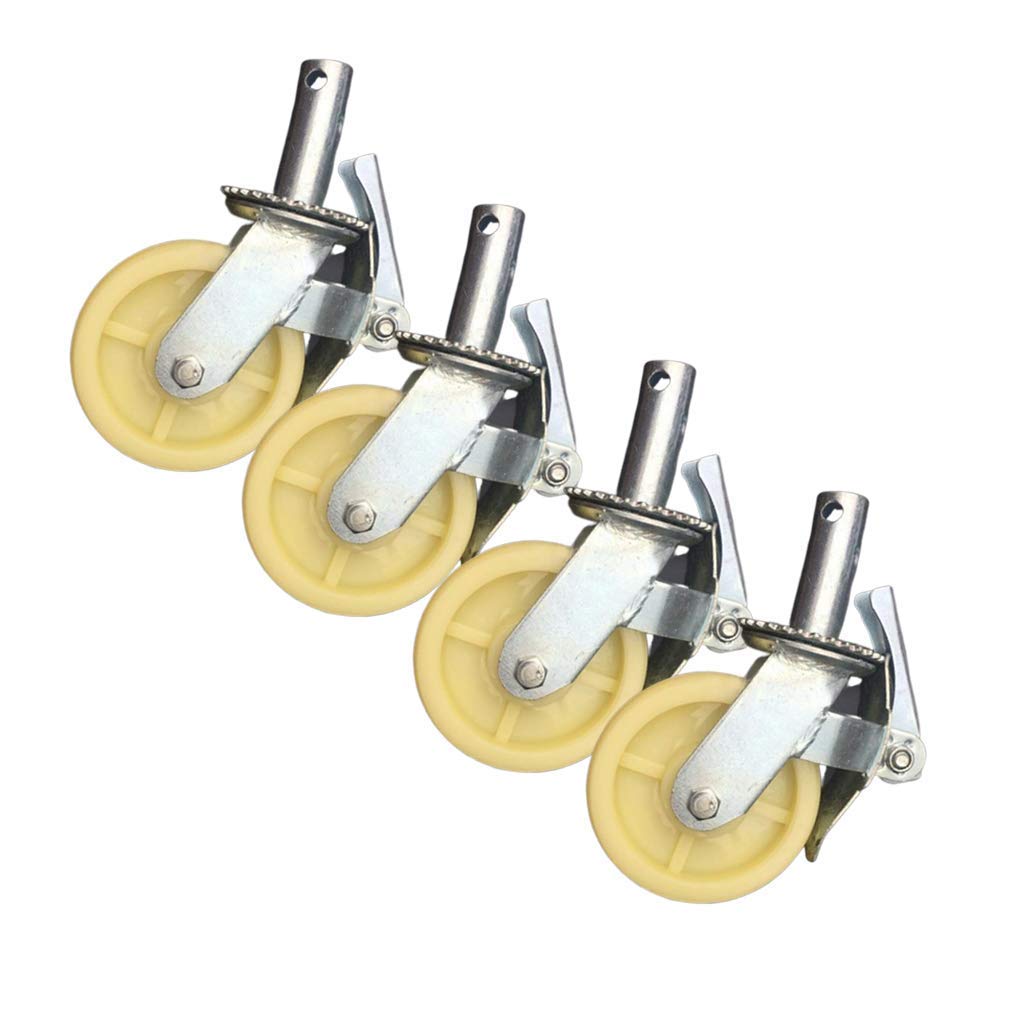 Buy Heavy Duty 6 Inch Nylon Mobile Scaffolding Wheel 32mm Swivel