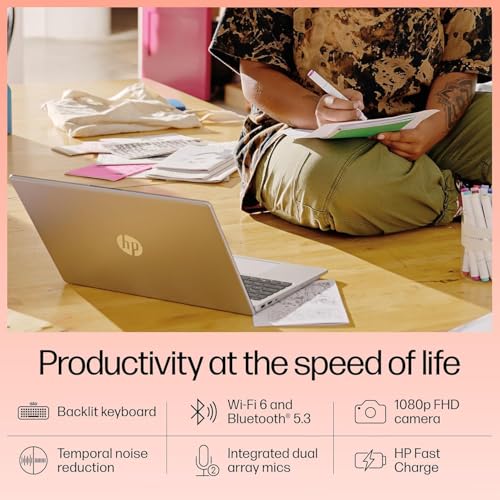 Image of Hp Laptop 15, 13th Gen Intel Core i5-1334U, 15.6-inch (39.6 cm), FHD, 16GB DDR4, 512GB SSD, Intel Iris Xe Graphics, FHD Camera w /Privacy Shutter (Win 11, MSO 2021, Silver, 1.59 kg) FD0492TU