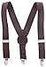 Suspenders for Kids - 1 Inch Suspender Perfect for Tuxedo - Brown (22")