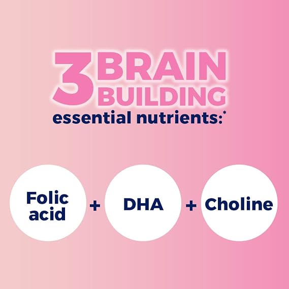 One A Day Womens Prenatal Advanced Complete Multivitamin with Brain Support* with Choline, Folic Acid, Omega-3 DHA & Iron for Pre, During and Post Pregnancy, 90+90 Count, (180 Count Total Set)