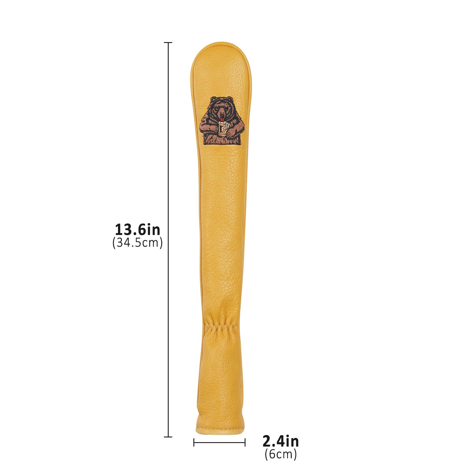 LZFAN Golf Club Head Cover Golf Head Cover Driver Headcover Fairway Wood Headcover Hybrid Club Head Cover (Alignment Stick Cover) - Image 4