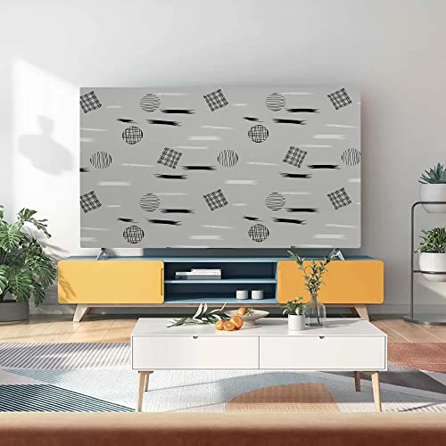 Image of Glassiano Marigold Dustproof Printed 65 inch LED TV Cover Screen Protector Compatible for All Models, Print 45