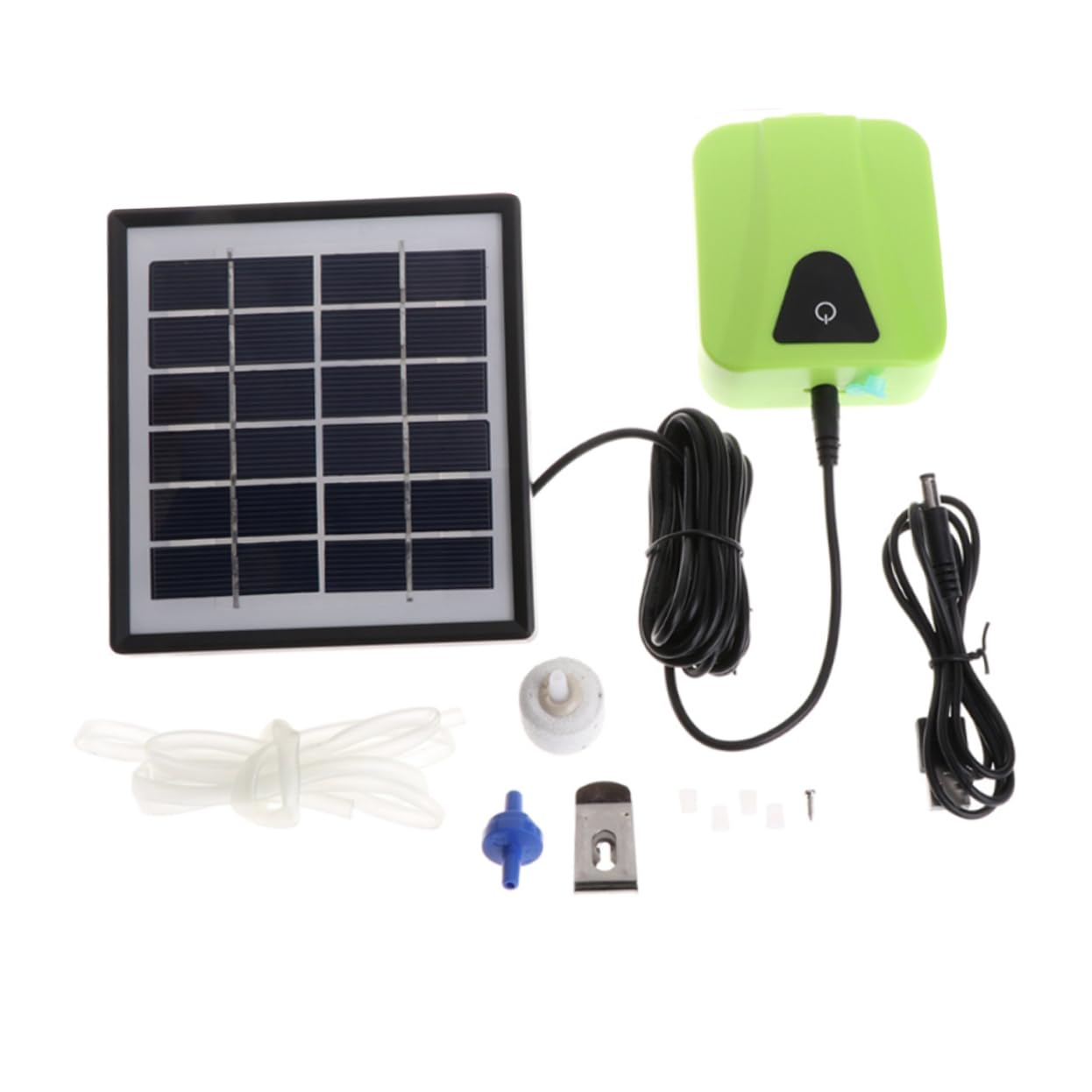 BESPORTBLE Pompe à Air Solaire pour Aquarium Étang Et Hydroponie Aérateur Silencieux avec Régulateur Économique pour Petits Et Moyens Réservoirs