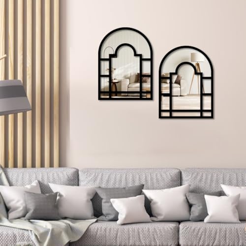 Image of Sehaz Artworks Jharokha Wall Decor Items for Living Room | Home Decoration Items for Living Room | Wall Hanging decoration | Decorative Mirror for Wall Decoration | Wall Decor Items for Bedroom