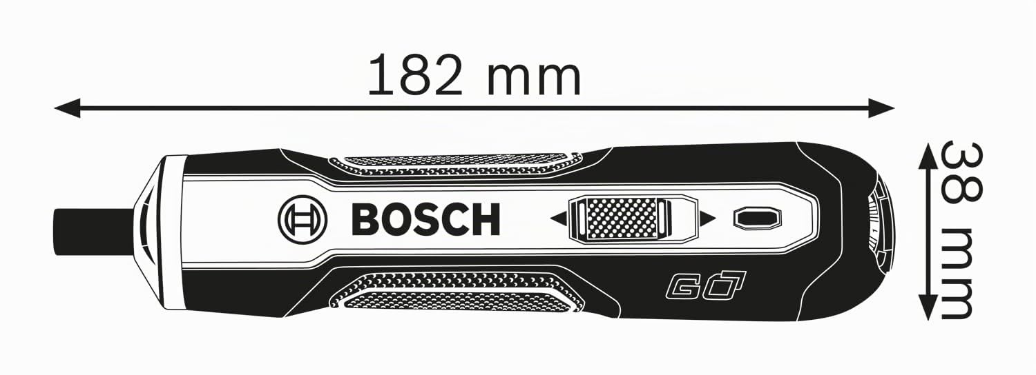 Bosch Professional visseuse sans-fil GO 2.0 (avec set de 25 embouts de vissage, câble de charge, L-BOXX Mini)