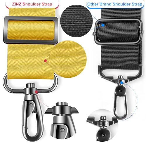 Image of ZINZ 79.5 inch Universal Strap with Ultra-Thick Fixed Breathable Pad - Adjustable Heavy-Duty Shoulder Strap for Laptop, Crossbody, Luggage, Gym, Camera Bag and More - Y01E01