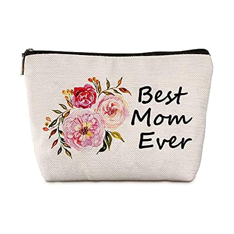 Gifts for Mom Makeup Bag,Mothers Day Gifts for Travel Zipper Cosmetic Bag,Christmas or Thanksgiving Birthday Gifts Makeup Bag for Mom Cover