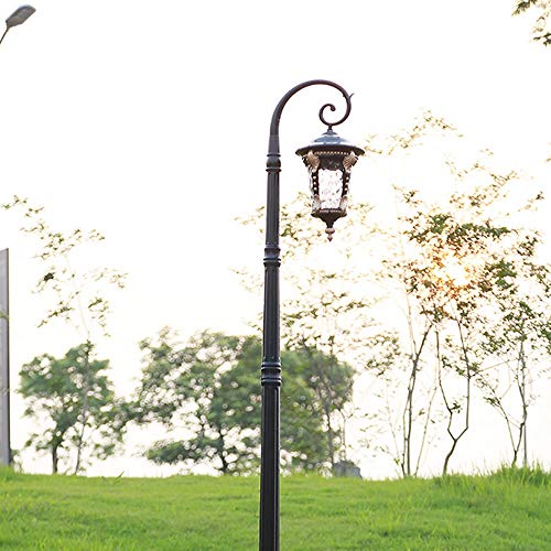 Lampadaire double LED E27 à haute luminosité pour éclairage de paysage et pelouse