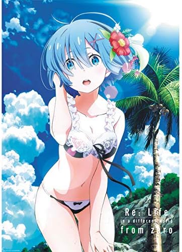 Amazon 一番くじ Re ゼロから始める異世界生活 夏だ 海だ 異世界召喚 D賞 ビッグポスター B1サイズ 全1種 フィギュア ドール 通販