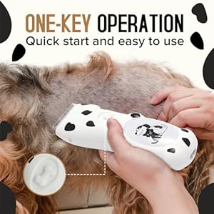 Dog Clippers Grooming Kit, Quiet Cordless Dog Trimmer, Small Electric USB Rechargeable Pet Grooming Clippers Tools for Dog Cat, Waterproof Shaver for Cats Dog Clippers Grooming Kit Quiet Cordless Dog Trimmer Small Electric USB Rechargeable Pet Grooming Clippers Tools for Dog Cat Waterproof Shaver for Cats