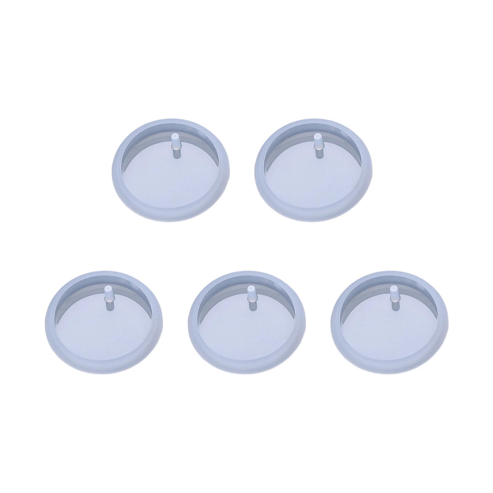 CAZSTYK of 5 Silicone Pendant Keychain for Jewelry Making Craft Projects Silicone Craft