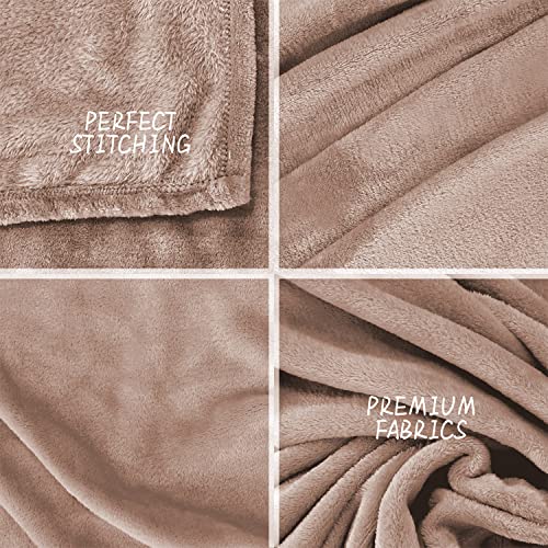 FARFALLAROSSA Kuscheldecke Flauschig 130 x 160 cm - Klein Fleecedecke Sofa Decken Couchdecke - Oeko-TEX - Super Weiche Fleecedecke als… – Ansicht 5