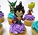 Dragon Ball Z 12 Piece Random Birthday Cupcake Topper Set Featuring 12 Random Dragon Ball Z Character Figures