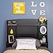 Prepac Astrid Twin Headboard, Black