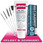 PLINTEX® Silikonfett für Kaffeevollautomaten 30g lebensmittelecht inkl. Reinigungsset - Schmierfett für Brühgruppe, Armaturen, Dichtungen & O-Ringe - Silikon Armaturenfett, Kaffeemaschine Fett