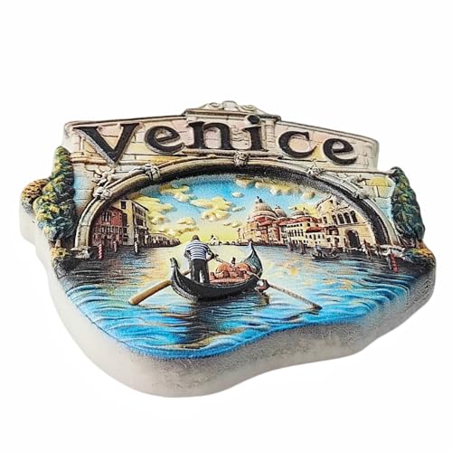 Imán decorativo souvenir de Venecia para refrigerador miniatura 2