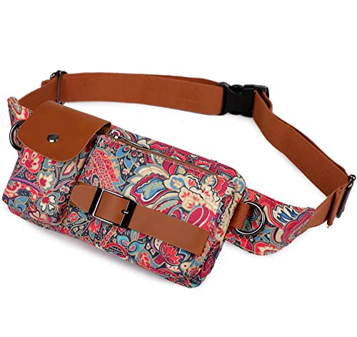 BAOSHA Riñonera Mujer Bolso Cintura Mujeres Riñoneras Deportiva Moda Ajustable para al Aire Libre Deportiva Viaje YB-01 (HS) Cover