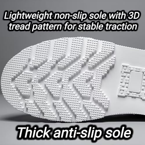 Men's Stylish Classic Waterproof Slip on Boots for Lace Up Ankle Dress Boot Lightweight Walking Driving Shoes Non-Slip Softsole Oxford4