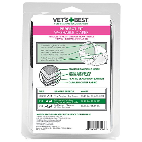Image of Vet's Best Washable Female Dog Diaper, 1 Count