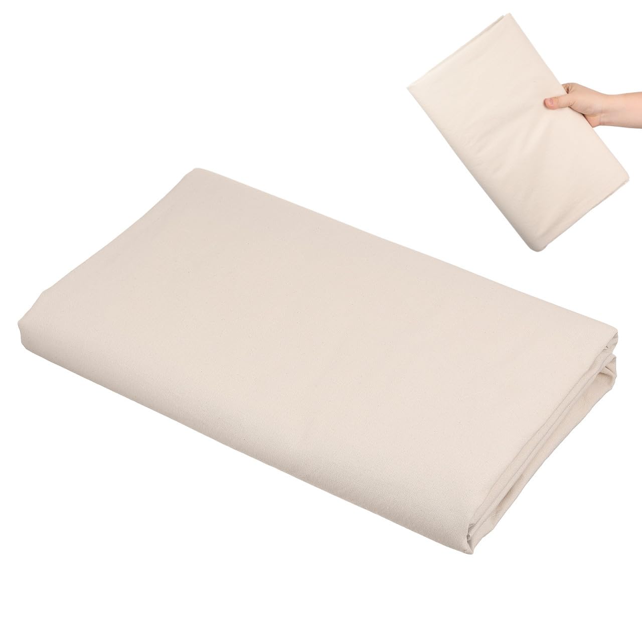 Bâche protection coton beige meubles et sols finis les sols abîmés