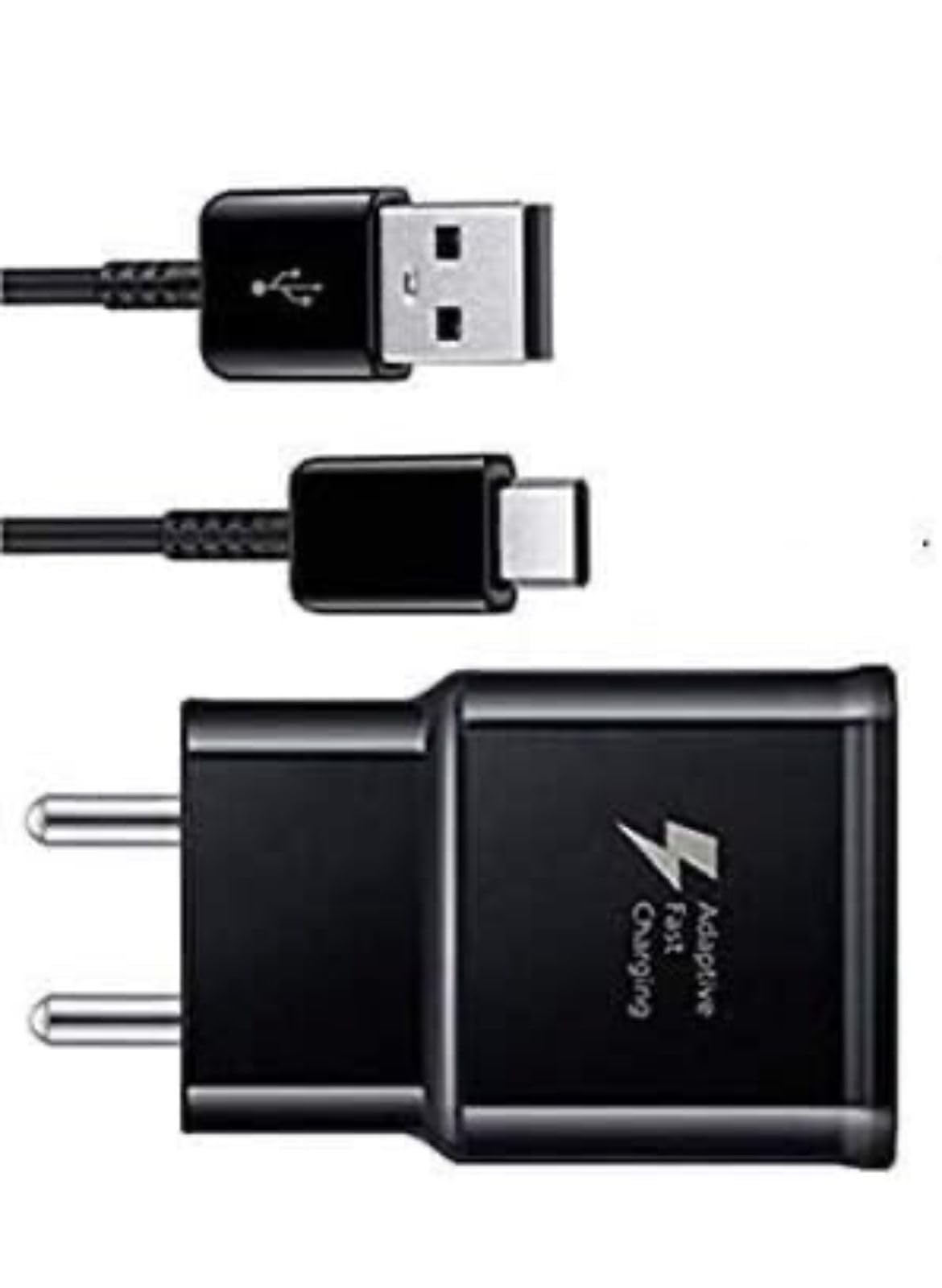Original 18W Fast Type-C Charger Compatible with Samsung Galaxy Charger Original Adapter Wall Charger Mobile Fast Android USB Charger with 1 Meter Type C Charging Cable(Black) (B0CLDWVX9C) Amazon Price History, Amazon Price Tracker