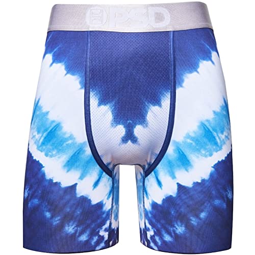 PSD Men's Tyler Herro Checker Boxer Briefs, Blue, XL