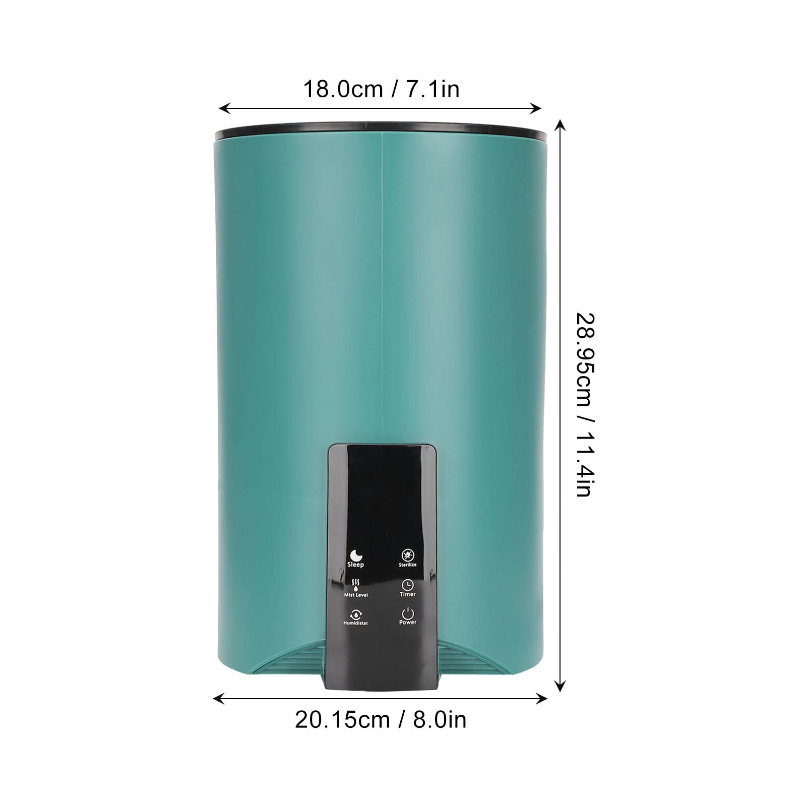 Socobeta Umidificatore per Ambienti di Grandi Dimensioni 5L Nebbia Calda Fredda con 4 Sistemi di Filtraggio Tempi di umidità Costanti Intelligenti per Scrivania da Ufficio in Came