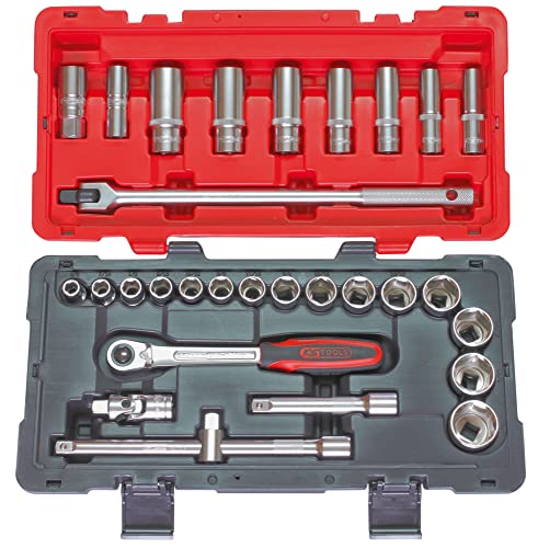 KS Tools Steckschlüsseleinsatz 1/2 Zoll, 30 Mm – 6-kant, Superlock-Profil, Aus Chrom-Vanadium