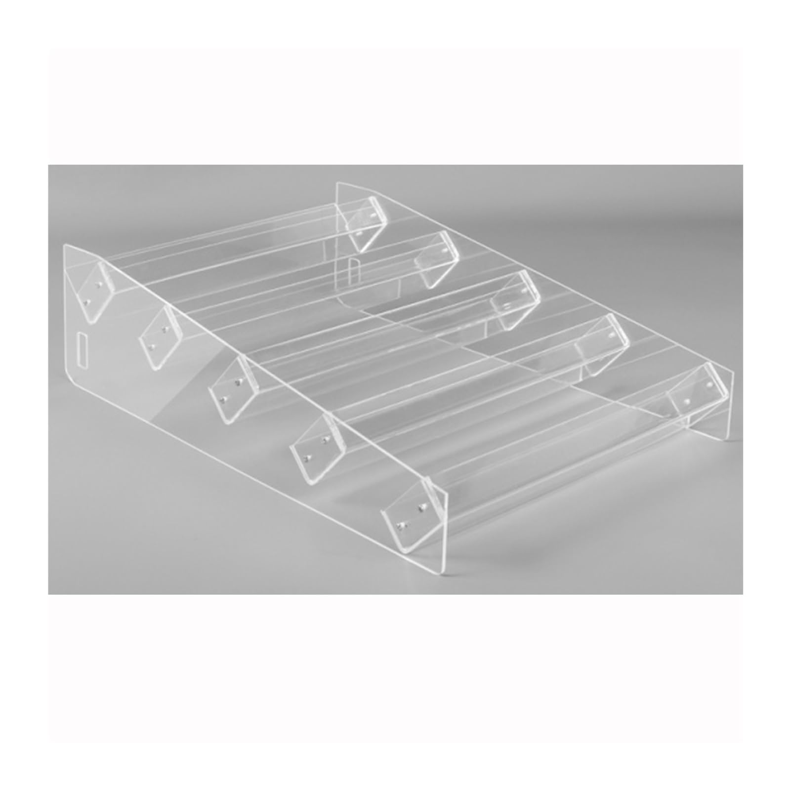 XLIHAWY Clear Cigarette Rack, Countertop Beveled Design Cigarettes Display Cabinet, Acrylic Retail Display Organizer for Retail Store Supermarket Cabinet(41x57.6x14cm)