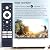 RIVIERA Replacement Hisense Voice Remote Control for Hisense Smart Google TV Model 43A6H 50A6H 55A6H 65A6H 75A6H 50U6H 55U6H 65U6H 75U6H 65U8H 75U8H with 6 Shortcut Keys 2 Packs