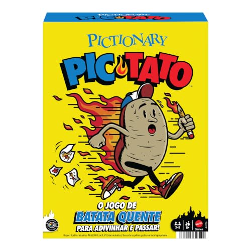 Mattel Games Pictionary Pic-Tato Game for Ages 8+, 3-8 Players