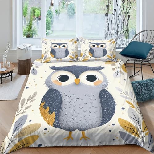 Housse de couette 200x200cm souris mignonne parure de lit microfibre imprimé 3D double