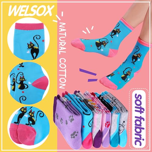 Unicorn Socks Gifts for Girls kids Cute Animal Fun Crew Fashion Funny Novelty Soft Cotton Socks 6 Pairs3