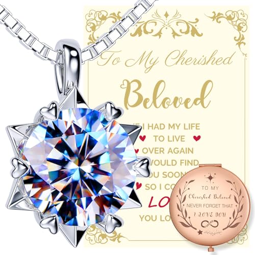 Gifts-for-Wife-Anniversary-Gifts-for-Wife-from-Husband-Wife-Birthday-Gift-Ideas-Eternity-Jewelry-Present-for-Wife-Best-1-Carat-Moissanite-Diamond-Sterling-Silver-Necklace-for-Women-Wife-Girlfriend