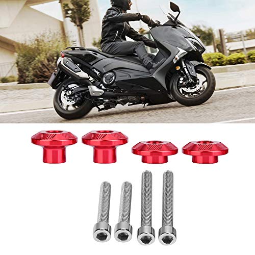 Frame Slider Screw, Motorcycle Front Fender Frame Slider Screw Bolt Fork Protector For Yamaha Nmax 155 125(Red) #TOP2