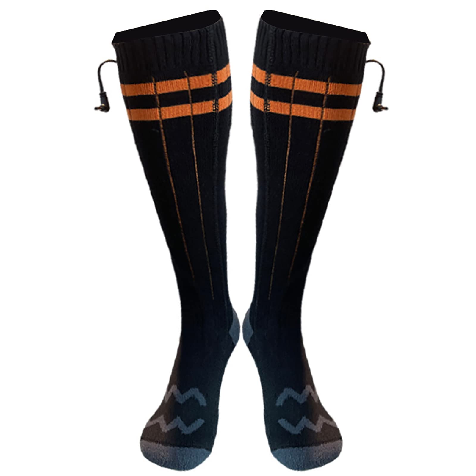 Beheizte Socken Zum Skifahren Im Freien Bequeme Winterwarme Wiederaufladbare Elektrische Socken mit Vollem Fuß, Batteriebetrieben für Männer und Frauen