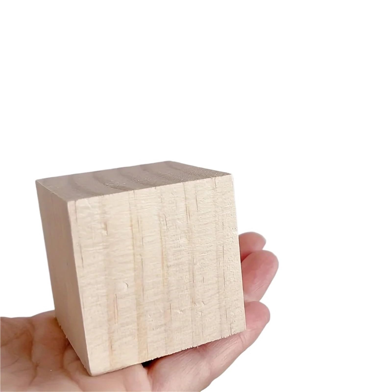 MRVAKDYDI Basswood Carving Blocks, Basswood Carving Blocks 2 inches 10pcs Or 20pcs Wooden Cubes For Crafts(20pcs)