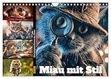 Miau mit Stil (Wandkalender 2026 DIN A4 quer), CALVENDO Monatskalender: Dieser kalender zeigt, was passiert, wenn Samtpfoten in verrückte Situationen ... DJ oder sogar als Superheld! (CALVENDO Tiere)
