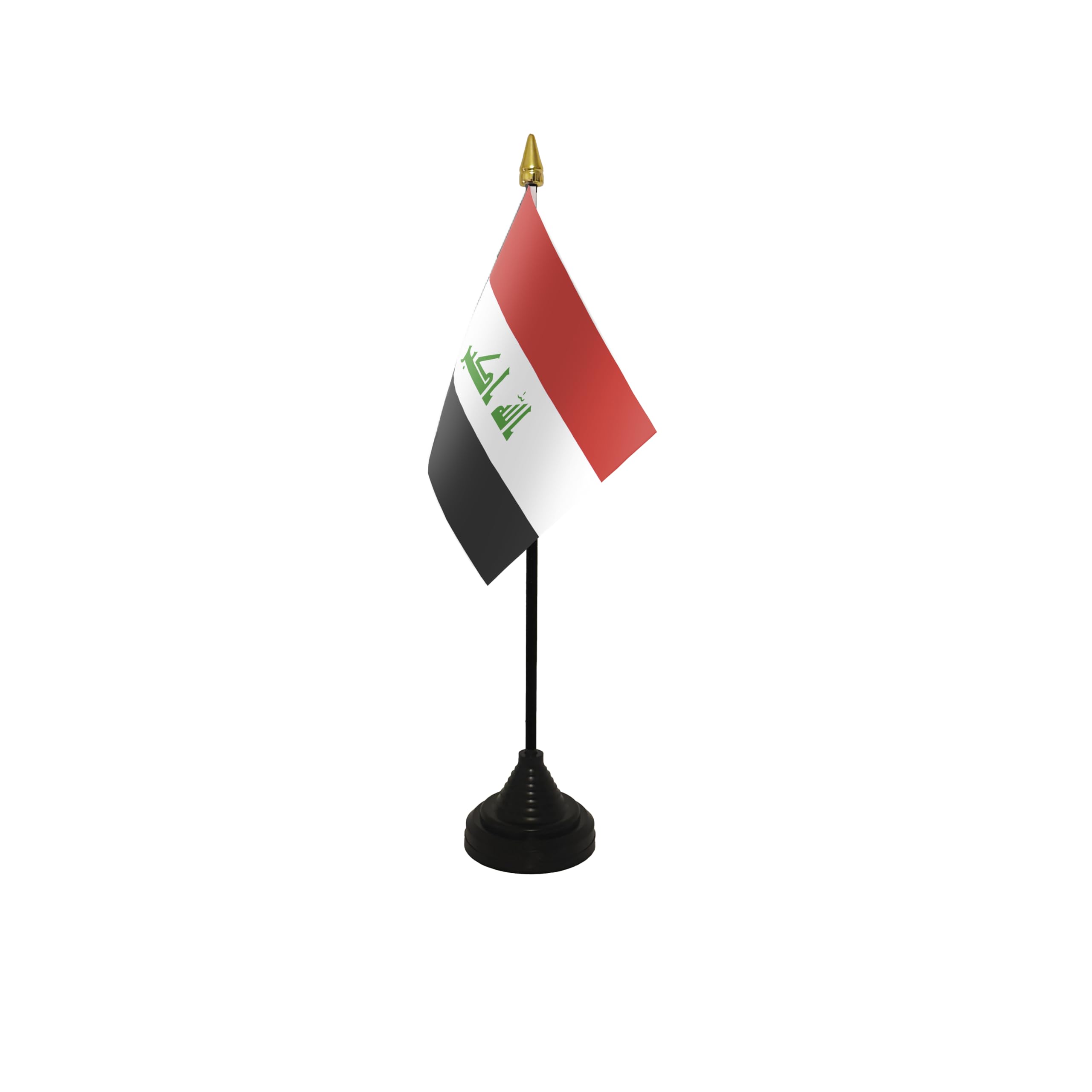 Flagtex Iraq (New) Small Table Flag With Black Base