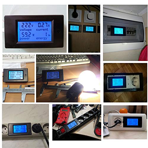 KETOTEK Ampèremeter Voltmeter Digitale Spanningsmeter Krachtmeter Vermogensmeter AC 80-260V 20A Energietester Energie… - Image 7