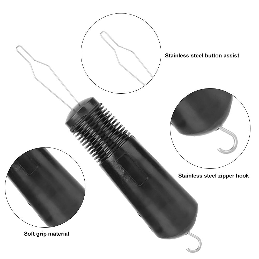 Amazon.co.jp: ボタンフック ボタンエイド ボタン通し 滑りにくい